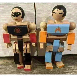 Once Kids Playhard Heroes Wooden Figurines Spruce & Fir